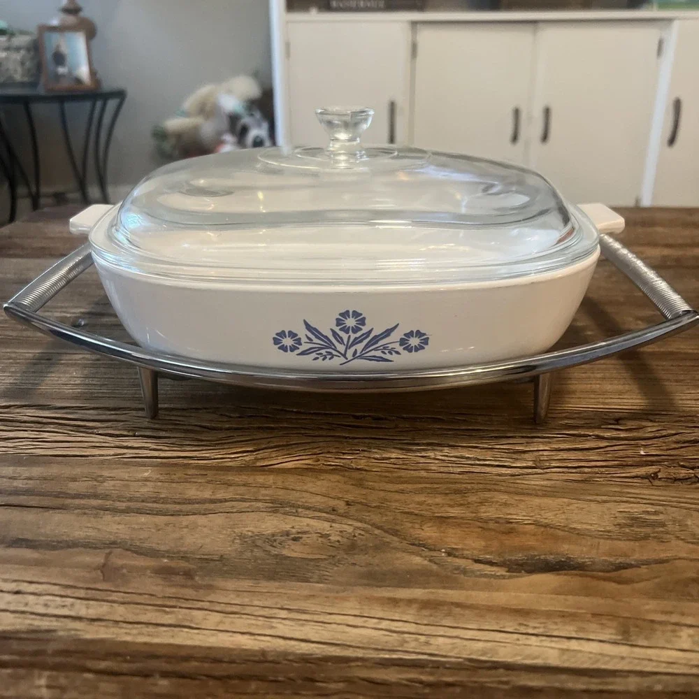 Vintage Corning Ware Blue Cornflower 10